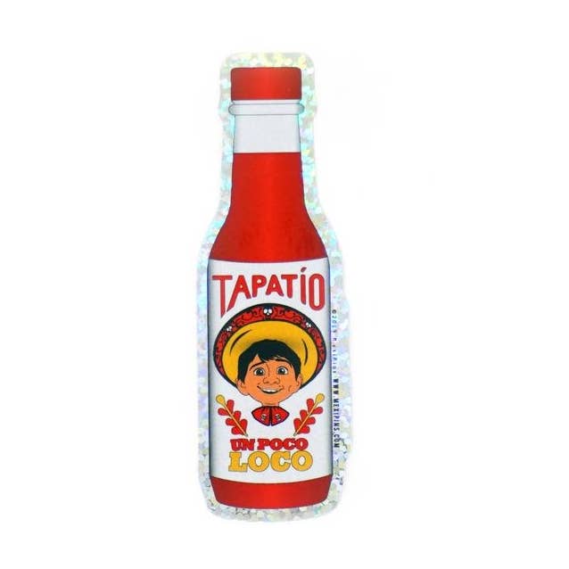 Salsa Tapatio 3" etiqueta engomada para venta al por mayor de PARTIMEWORKS