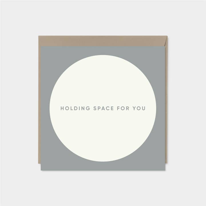 "Holding Space For You" Square Card IX for wholesale by The Design Craft