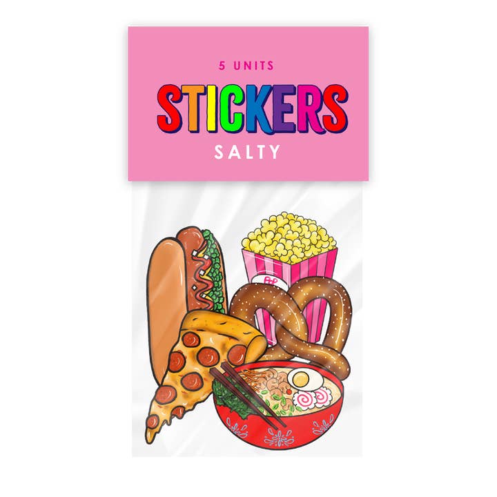 Salty Sticker Pack for wholesale by Alexis Nikole