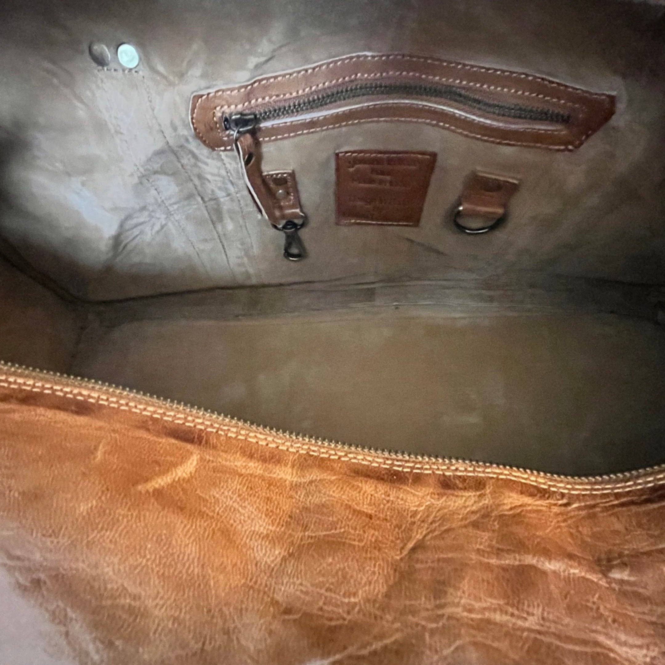 Louisa lee - Vente Sac de voyage – femme - Grand Sac de voyage  en cuir 72 cm Naturel3