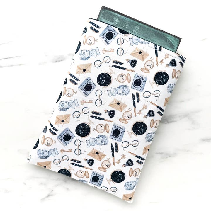 academia - padded book sleeve, book pouch for wholesale by pillowhead designs