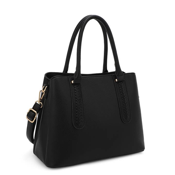 Wholesale NOREEN SATCHEL BAG WITH WHIPSTITCH DETAIL for your Wholesale NOREEN SATCHEL BAG WITH WHIPSTITCH DETAIL for your