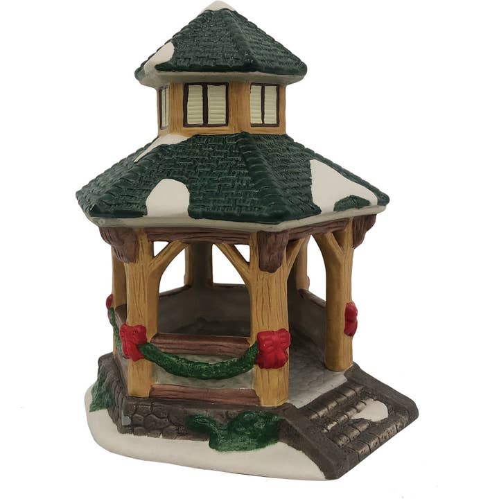 Forever Gifts Inc. - Wholesale Christmas Decoration - Christmas Village - Gazebo2