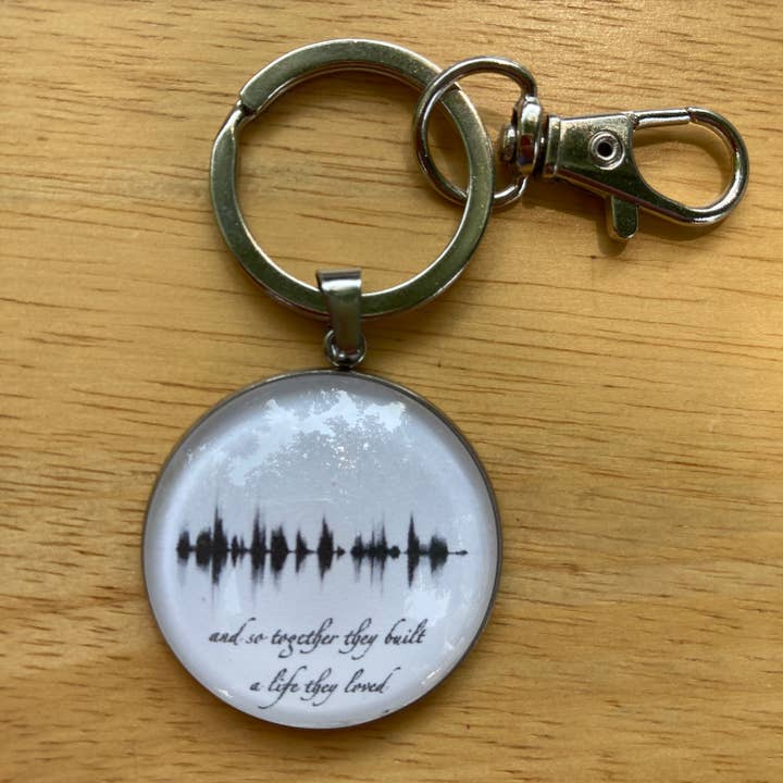 Juntos Construíram Uma Vida Que Amavam Porta-chaves por atacado de The Soundwave Booth