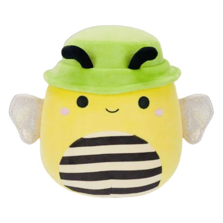 Authentic Street Signs – wholesale Stuffed/plush toy – Kids & baby – Squishmallow Plush Toy 8" Sunny Bee with Bucket Hat