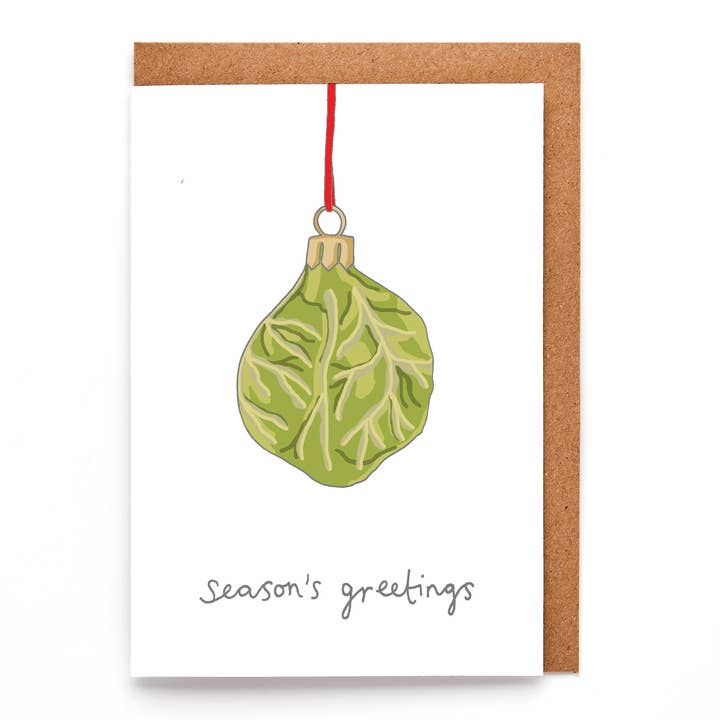 Tarjeta de Navidad Sprout Kitsch | Tarjeta de Navidad divertida para venta al por mayor de You've Got Pen On Your Face