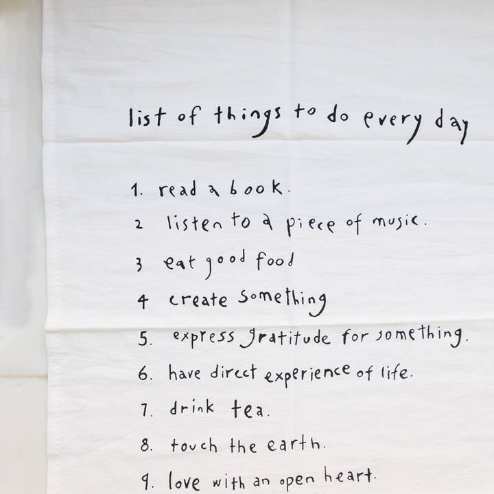 Fodory - Wholesale Dinner & Cloth Napkin - To Do List Napkin