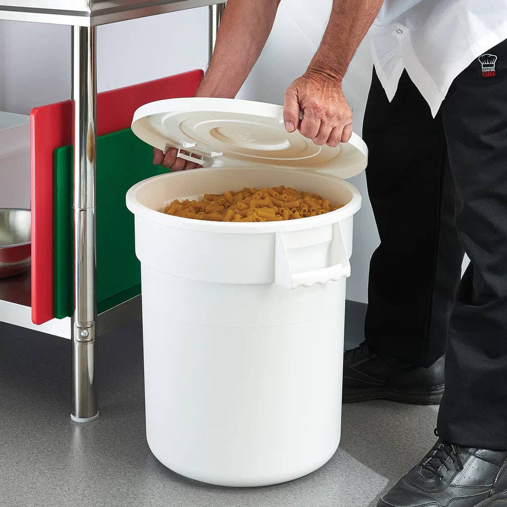 EcoQuality - Wholesale Trashcan/Trash Bin - FCW-10L/20L, 10gln/20gln Lid for White Trash Can, NSF, EA4