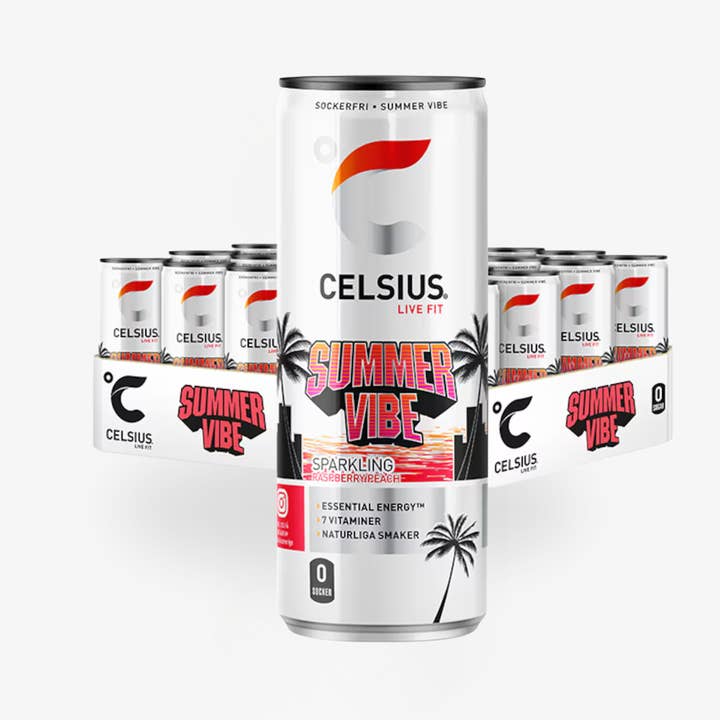 CELSIUS Summer Vibe 24-pak for engroshandel hos Nordic Refreshment