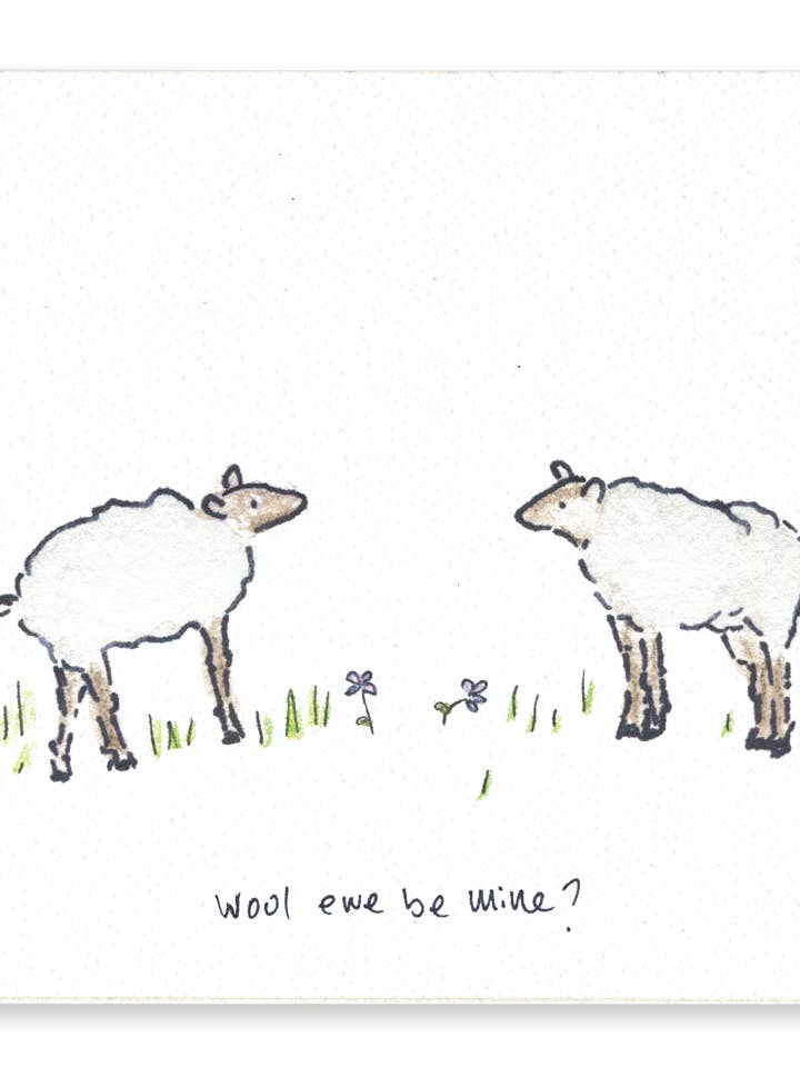 Lana Ewe Be Mine para venta al por mayor de Rosie’s Wonders Connection Cards