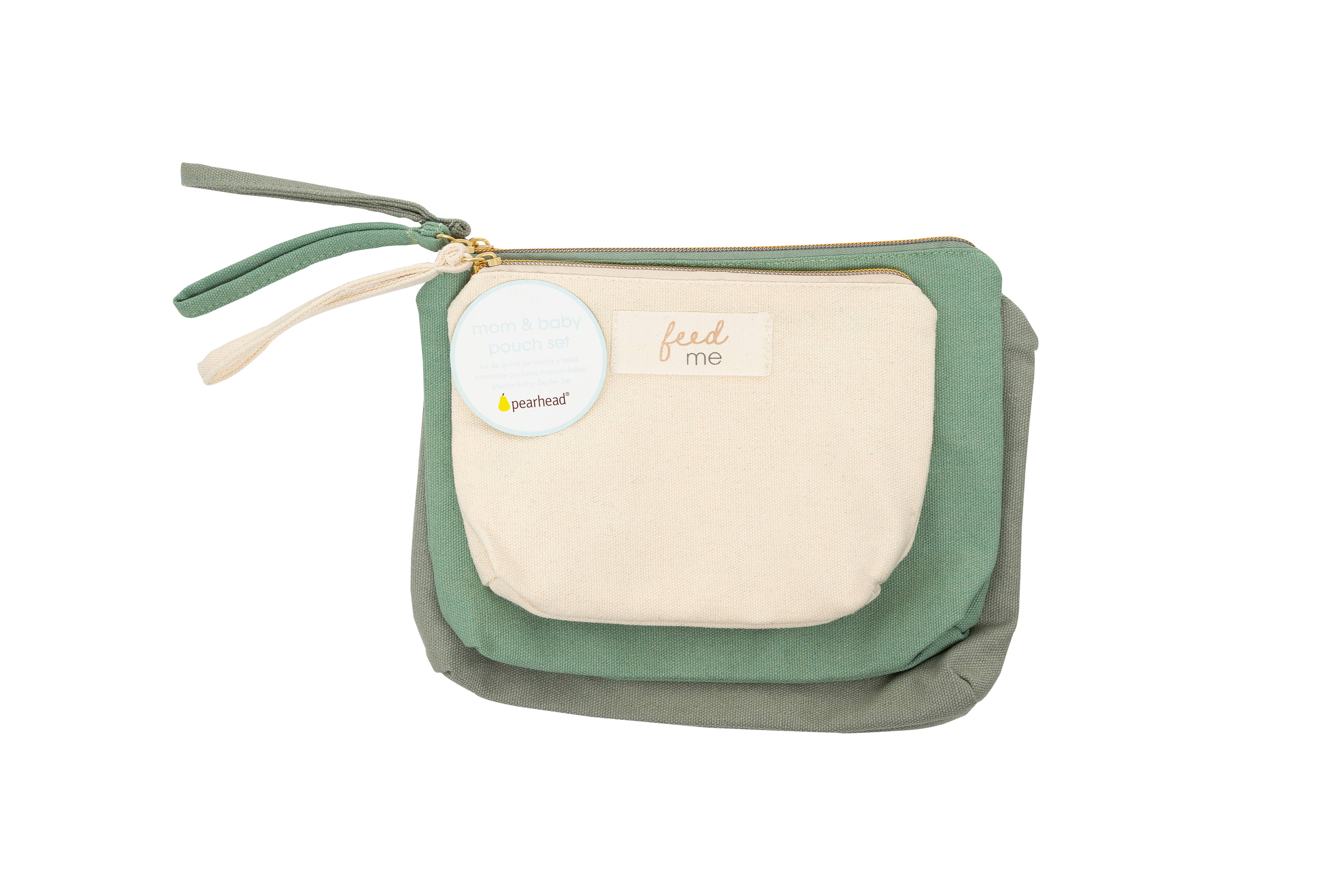 Pearhead - Wholesale Diaper Bag - Baby - Dress Me, Feed Me, Change Me 3 Piece Pouch Set10