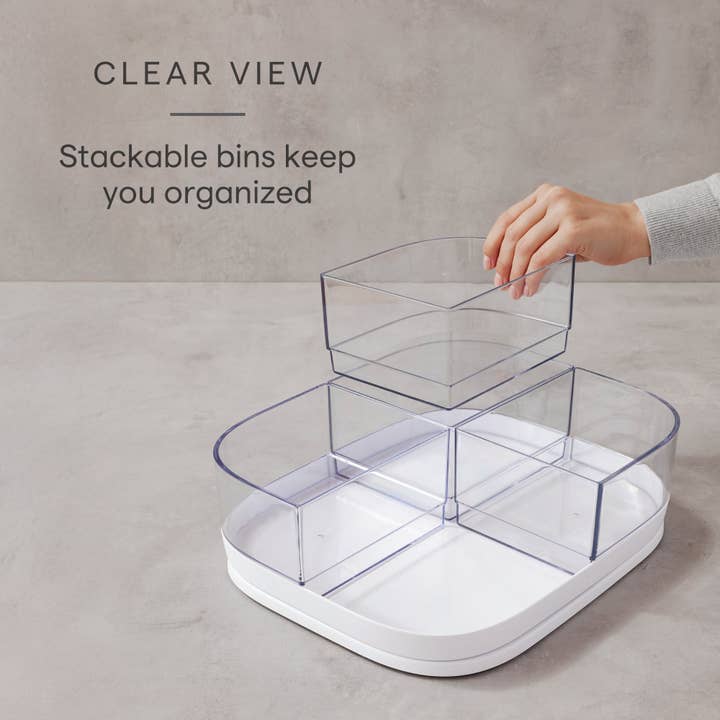 YouCopia - Wholesale Kitchen Storage/Organizer - MagicTrack™ Turntable with Bins2