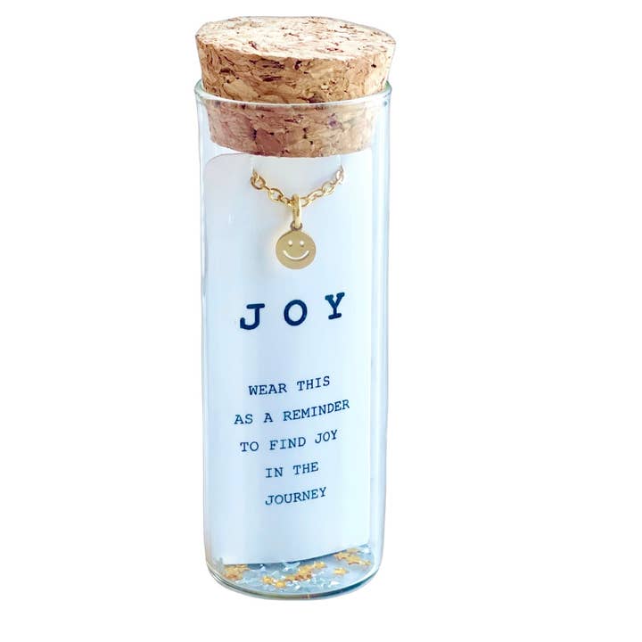 Halskette Joy Smile Face aus Gold für den Großhandel von L Rae Charm