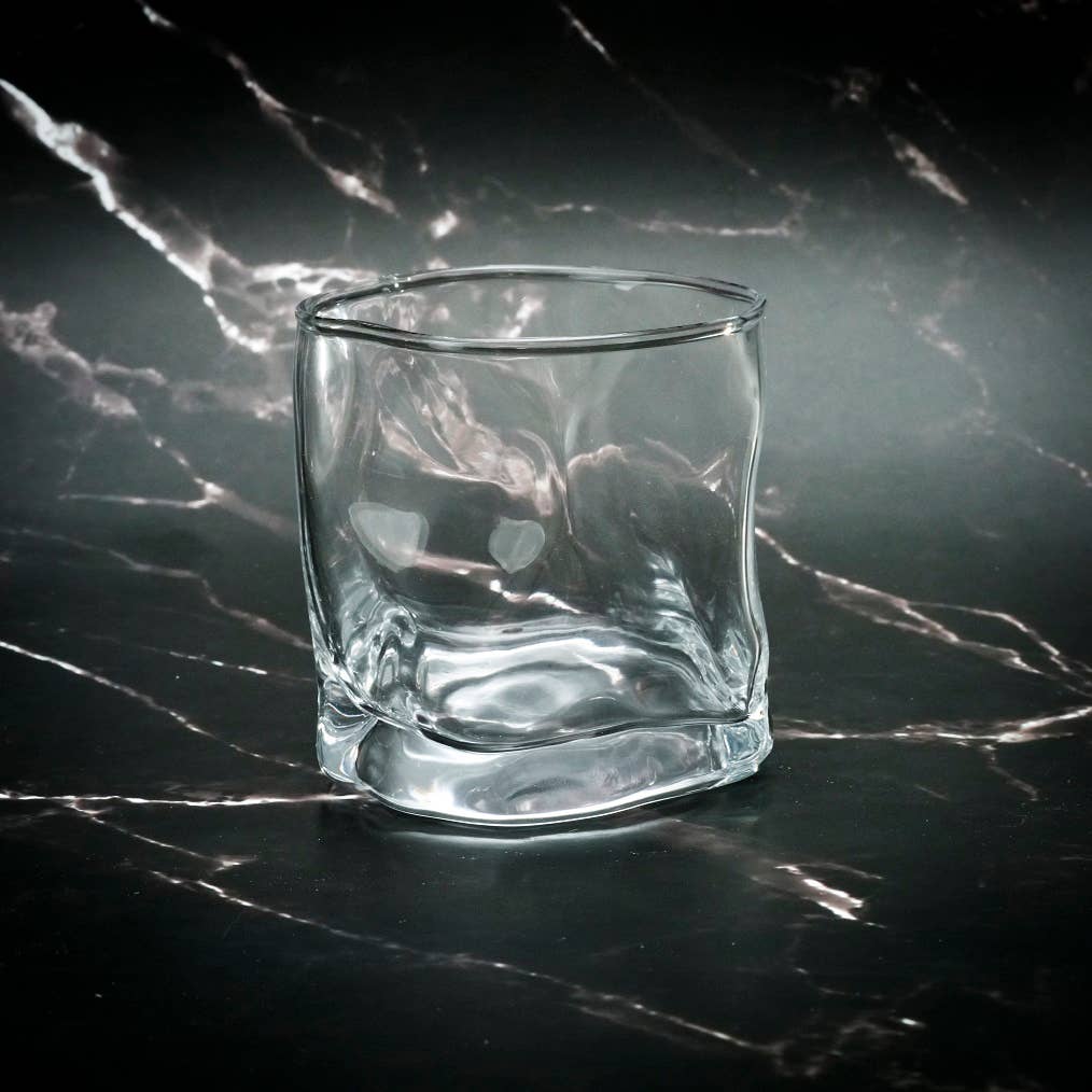 Sostraw & SmartThings – Großhandel Cocktail-/Schnapsglas – Japanisches Glas mit Geschenkbox, Granit-Eiswürfeln und Untersetzern |3692