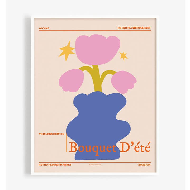 Mercato dei fiori retrò 29 per la vendita all'ingrosso da parte di Paper Provision