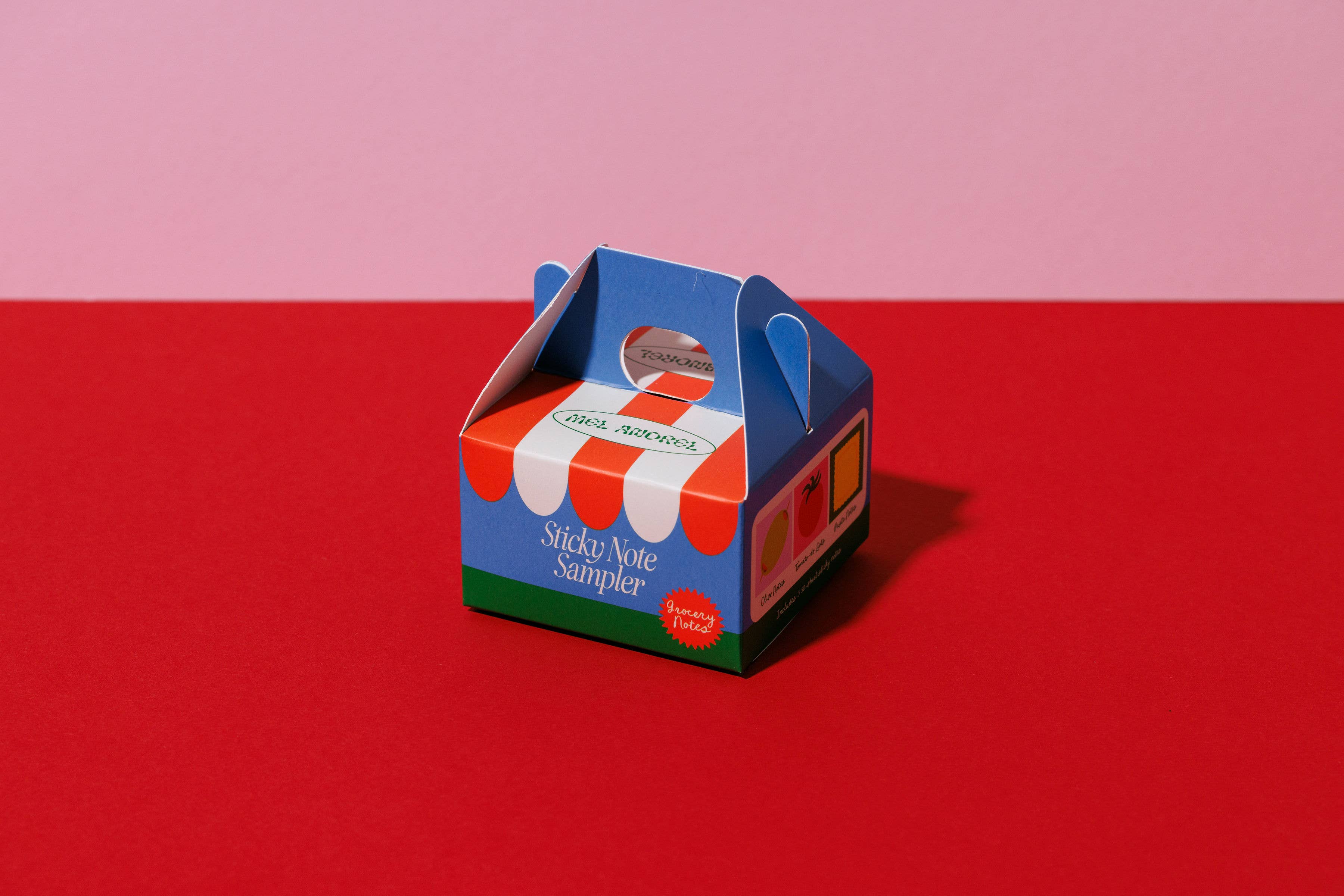 Mel Andrel - Wholesale Sticky Notes - Sticky Note Sampler 3-pack - Grocery Notes3