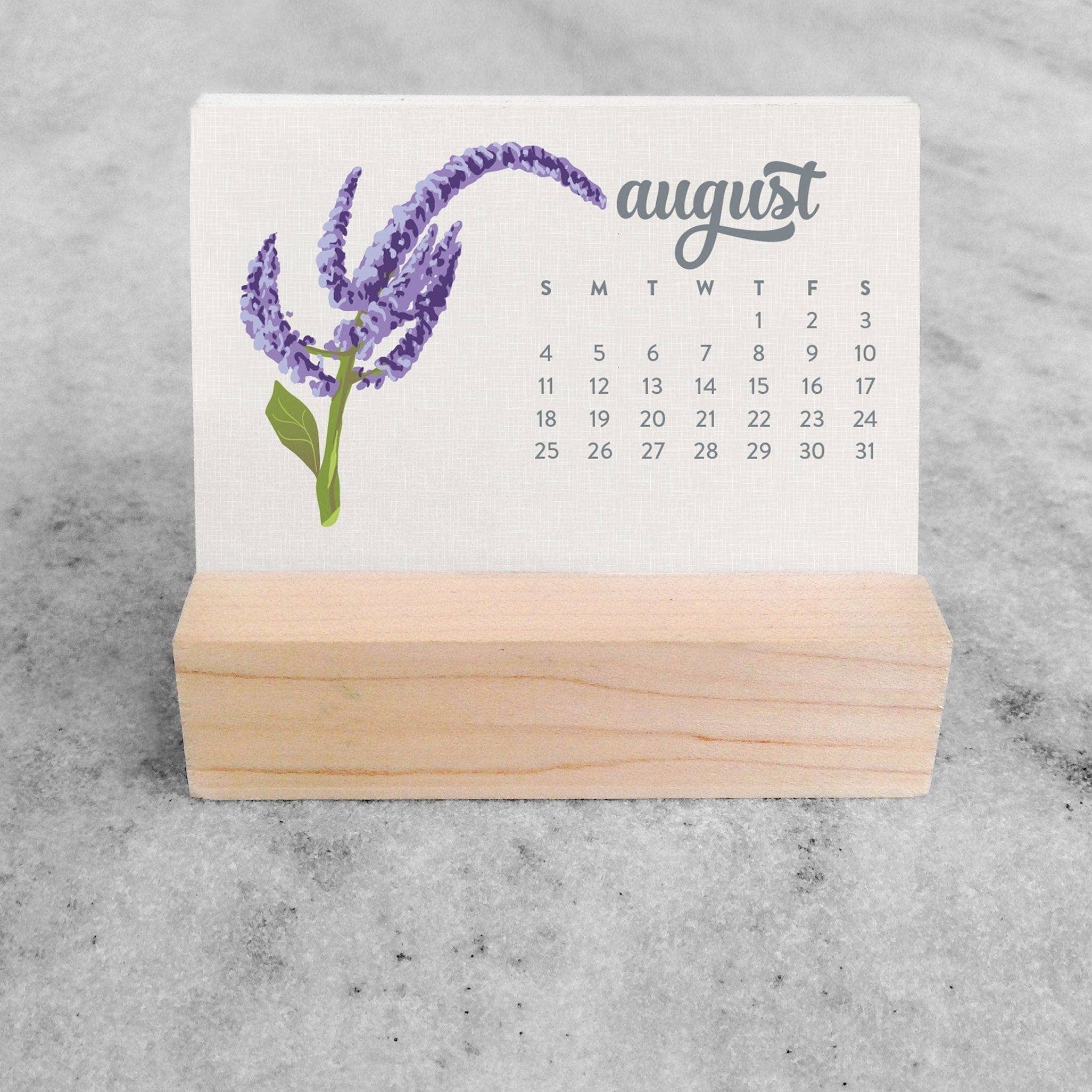 Favorite Story - Wholesale Calendar - 2026 Mini Desk Calendar, Wildflower9