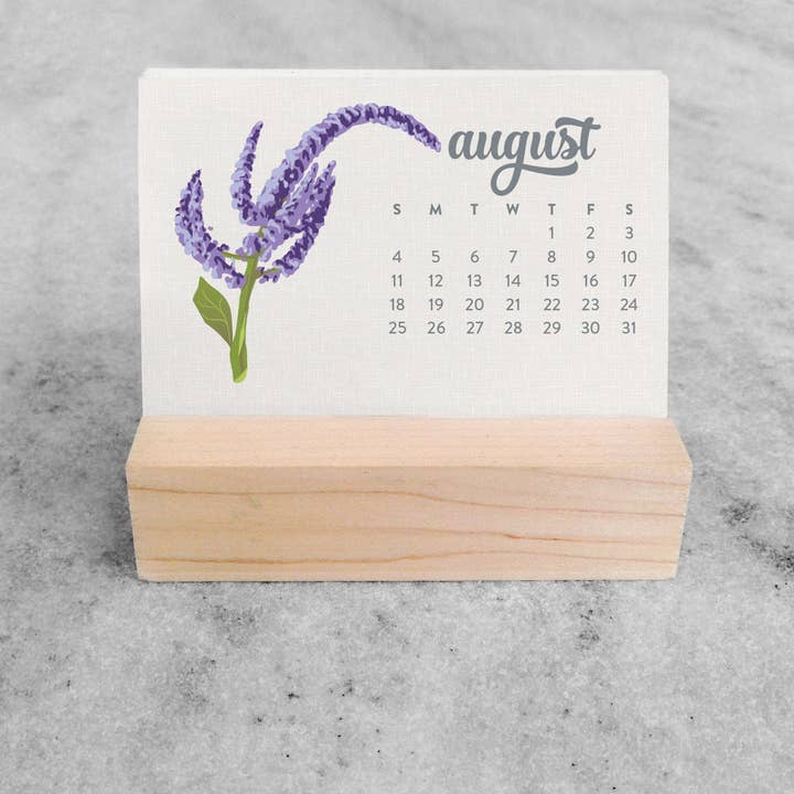 Favorite Story - Wholesale Calendar - 2026 Mini Desk Calendar, Wildflower9