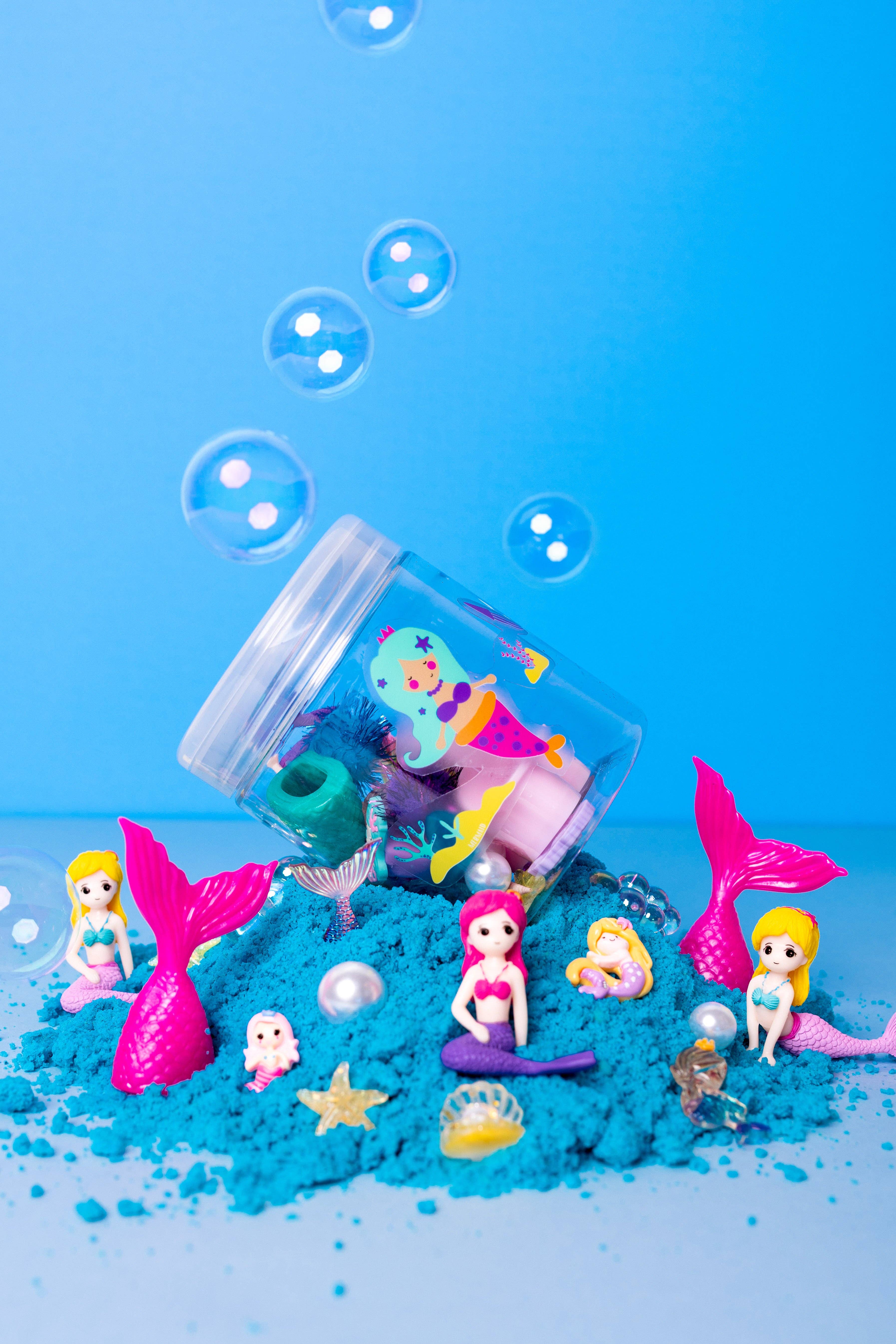 splashy sand - Wholesale Putty/Slime - Kids - Mermaid Bath Sensory splashy sand Play Kit