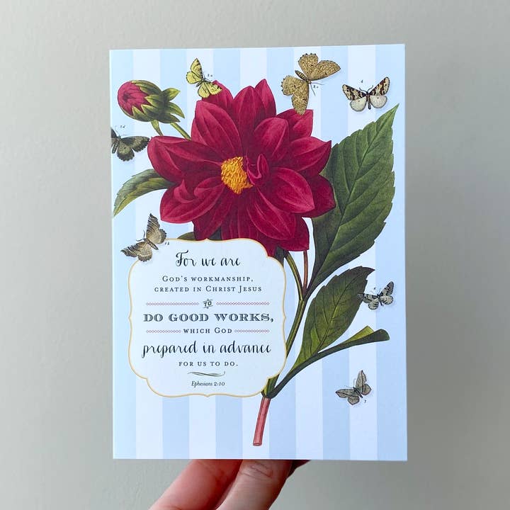 God's Workmanship Scripture Card for wholesale by The Happy Envelope
