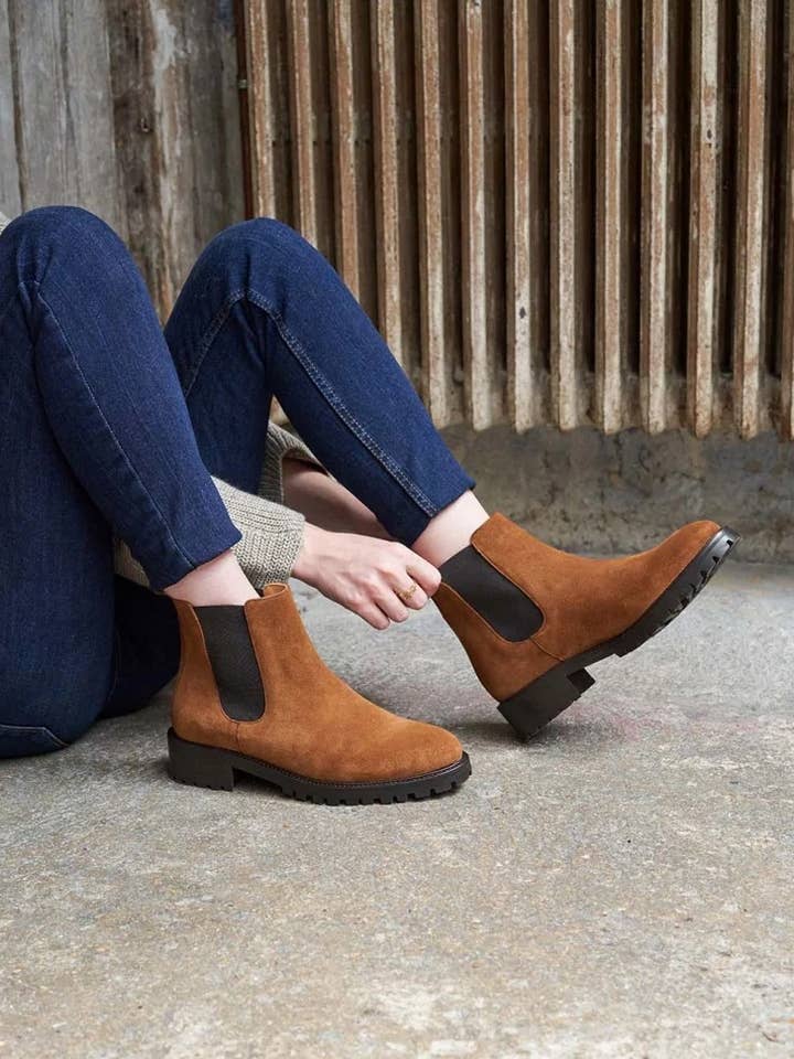 Chelsea boots commando Joy - Hazel for wholesale by Pied de Biche