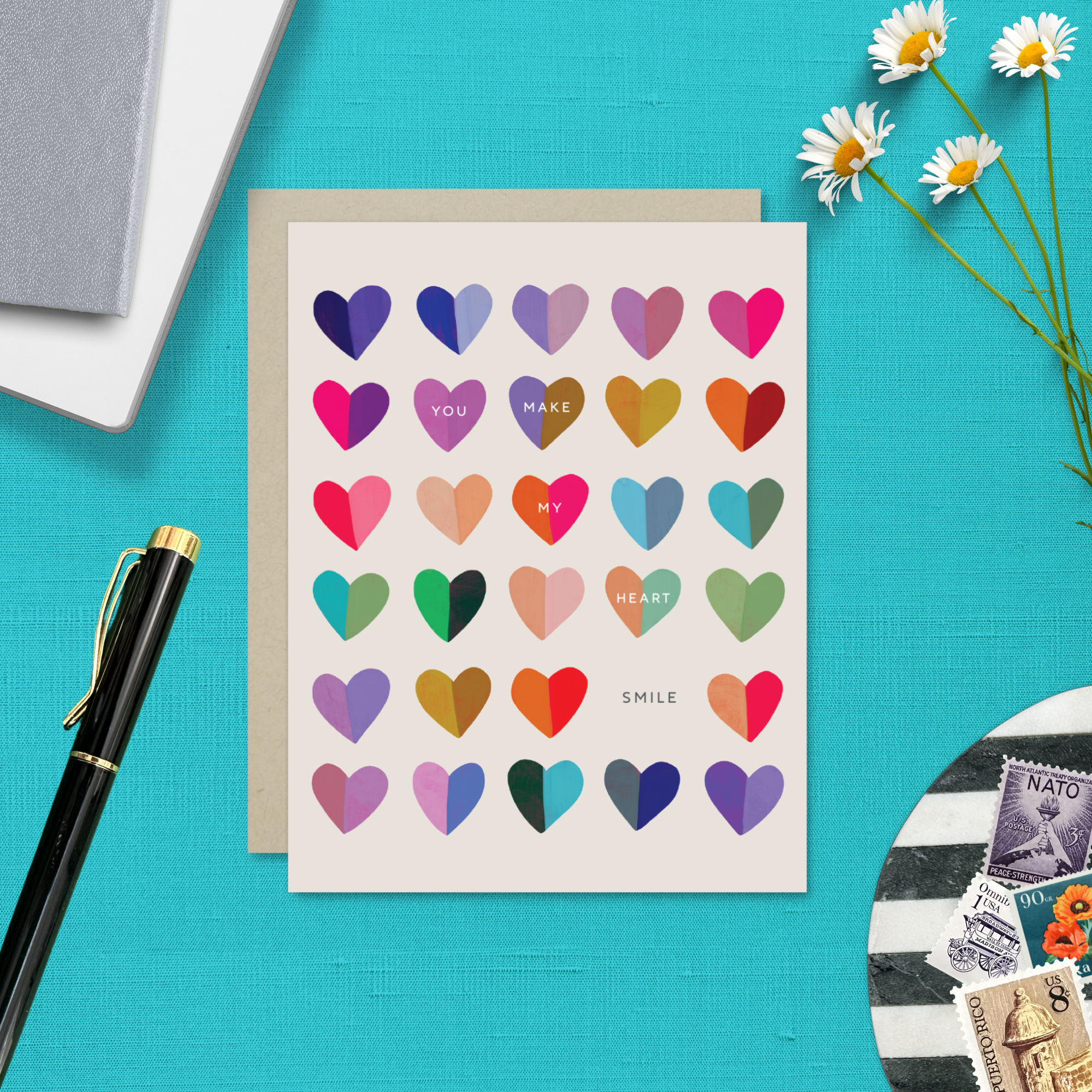 Barone and Co. - Wholesale Love Card - Heart Smile Love Card3