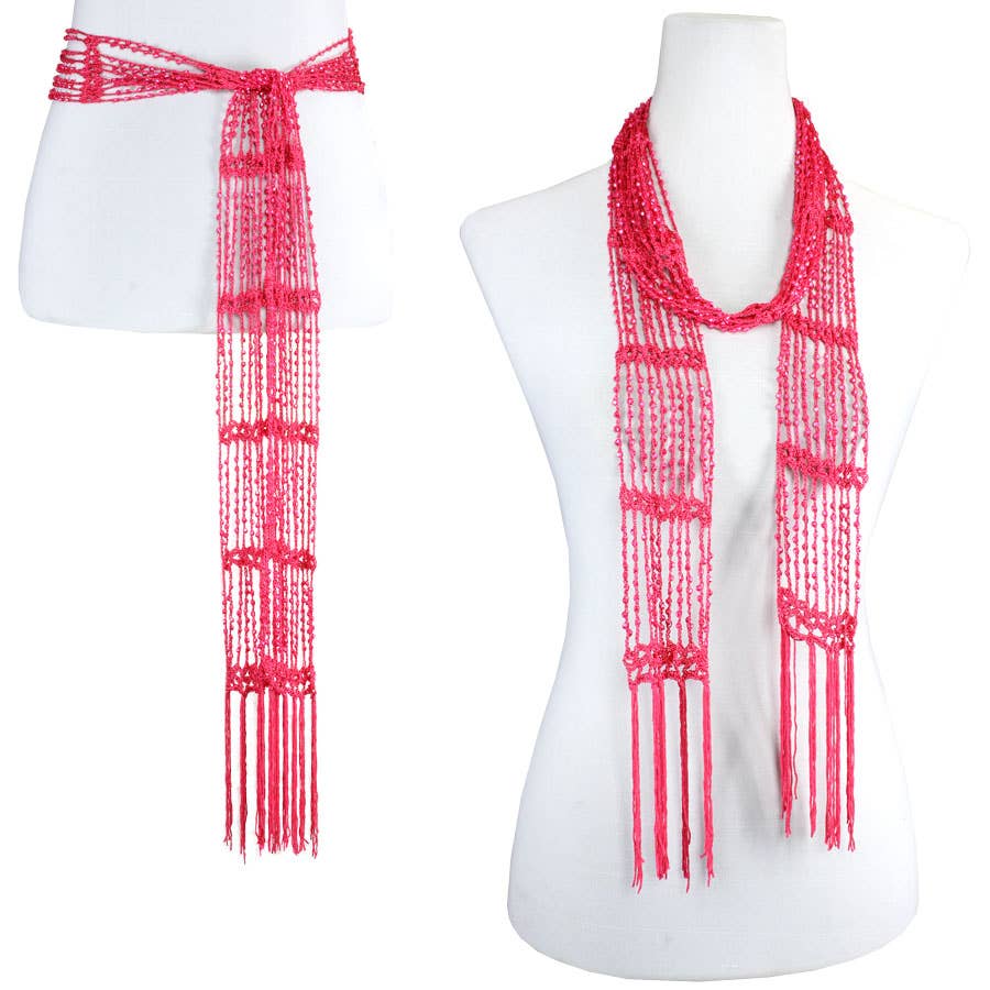 The Magic Scarf Company - Wholesale Scarf - Women's - 1755 - Shanghai Beaded Scarves/Sash108
