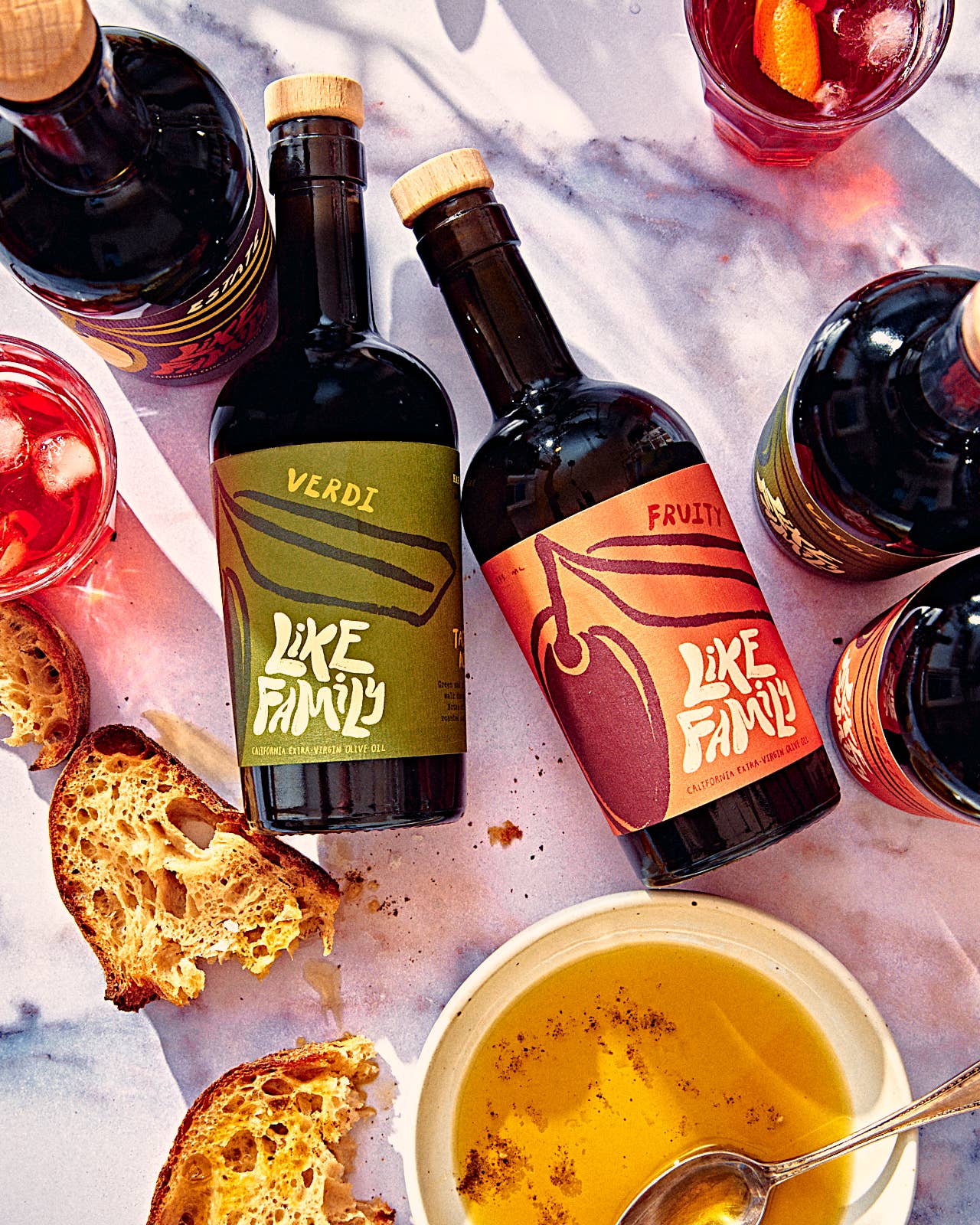 Like Family - Wholesale Olive Oil - New Harvest California Extra Virgin Olive Oil Mixed Case2