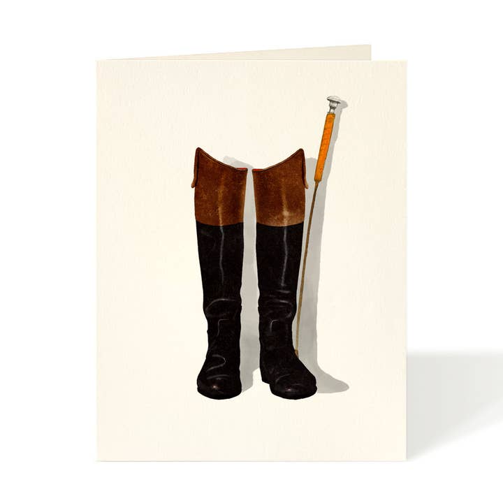 Riding Boots -- Equestrian Card - Horse for wholesale by Felix Doolittle