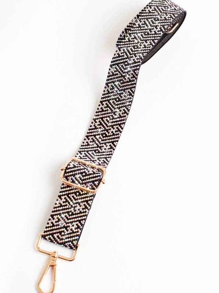 RS038M Maze Rhinestone Guitar Strap for wholesale by MiMi Wholesale