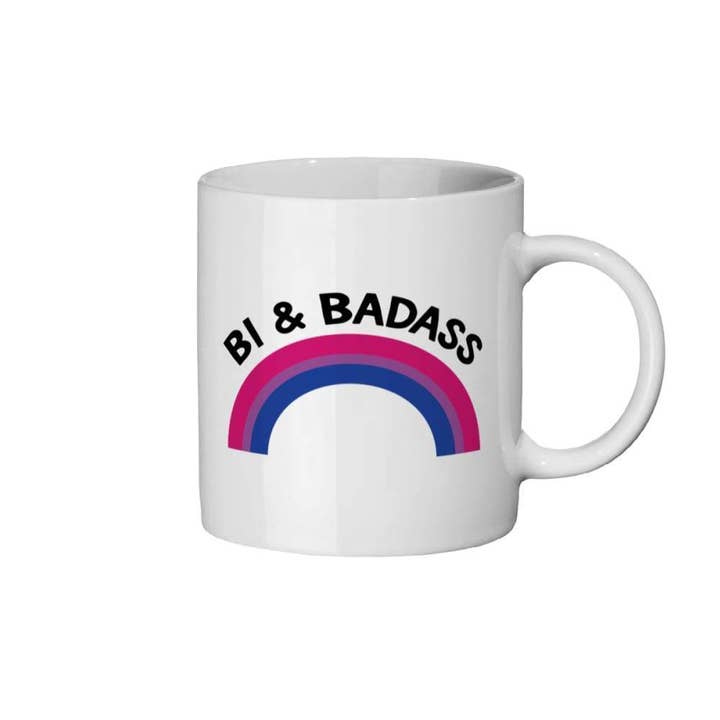 Rainbow & Co - Wholesale Coffee Mug - Bi & Badass Coffee Mug2