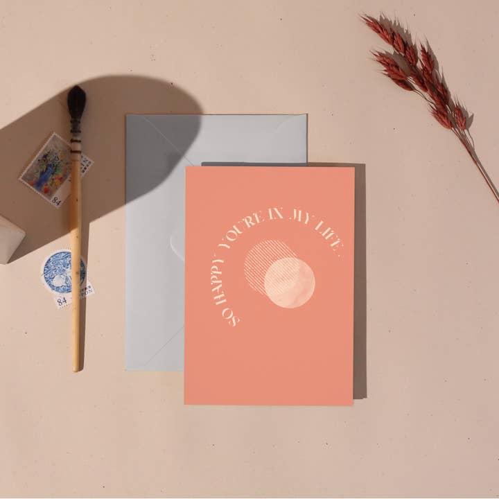 Happy In My Life | Anniversary | Friendship | Love Card for wholesale by I am Roxanne