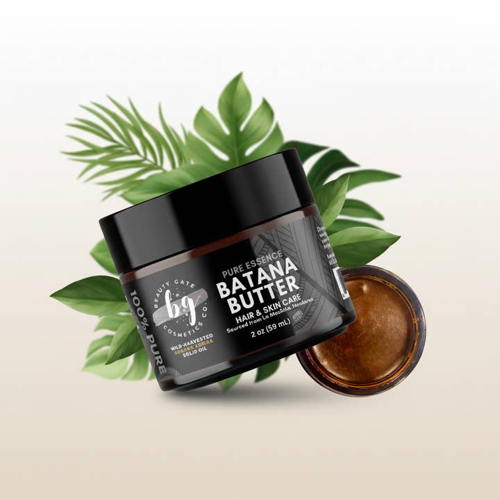 Beauty Gate Cosmetics - Wholesale Hair Oil - Batana Butter Hair & Skin Treatment - 100% Solid Batana Oil