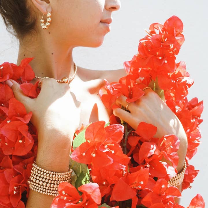 22 Jewelry - Wholesale Beaded Bracelet - NOOR BRACELET 4MM11