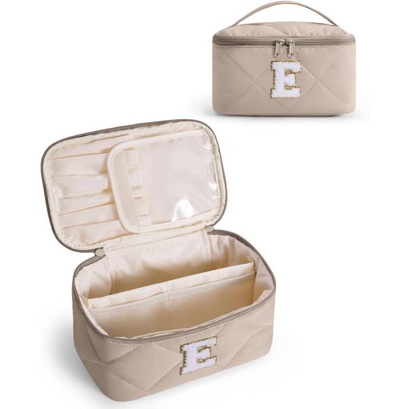 wandf – wholesale Make-up/cosmetic bag – Wandering Nature Puffer Initial Makeup Bag for Moms, Wives9