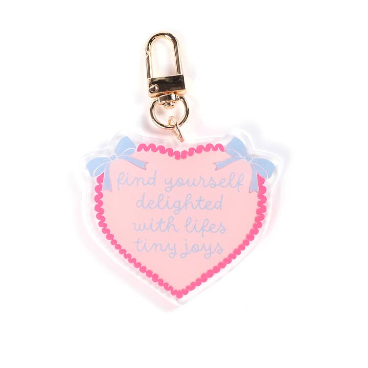 Find yourself delighted - Acrylic Keychain for wholesale by studio mirabella