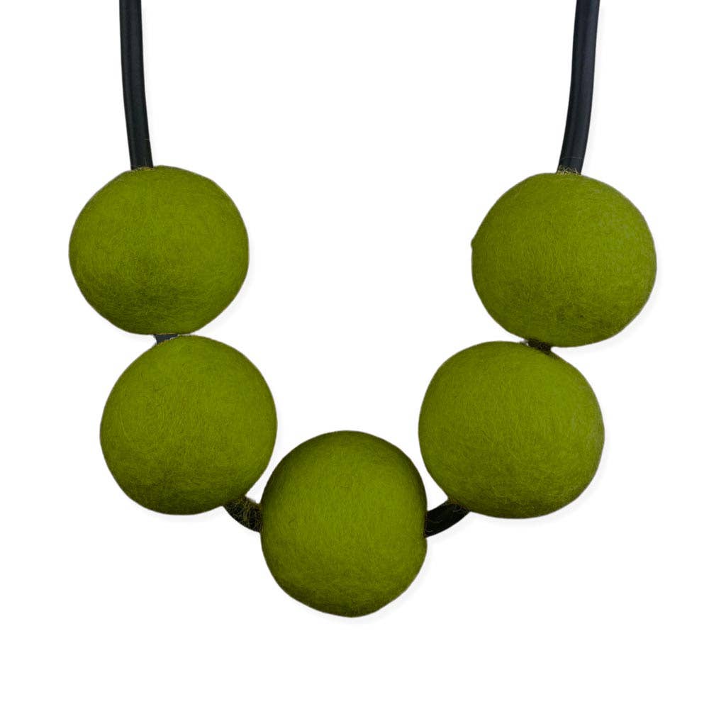 Frank Ideas – wholesale Bib necklace – FELT, bold color, fashion statement necklace CHUNKY 515
