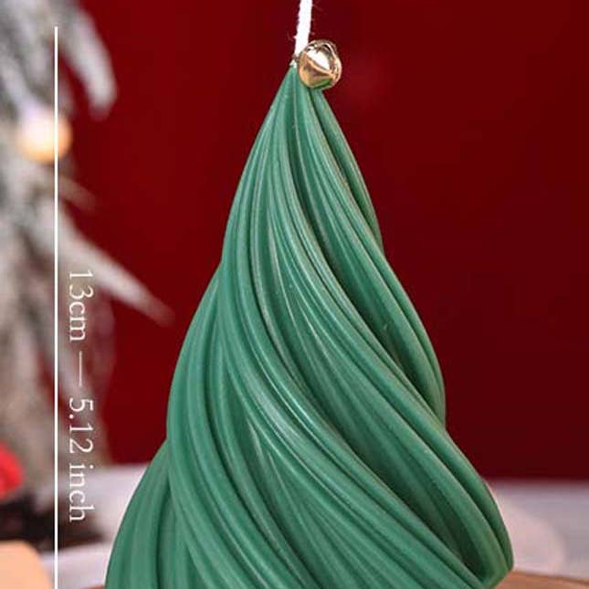 Candles Meta - Wholesale Novelty Candle - Mini Rotating Christmas Tree Home Decoration Candles13