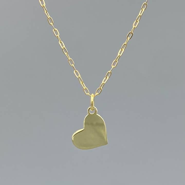 Sideways Hjärta Halsband för wholesale av Something Silver