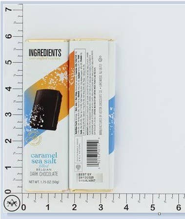 Astor Chocolate Corp. - Wholesale Chocolate Covered Sweets - 1.75oz Caramel Sea Salt Filled Dark Chocolate1
