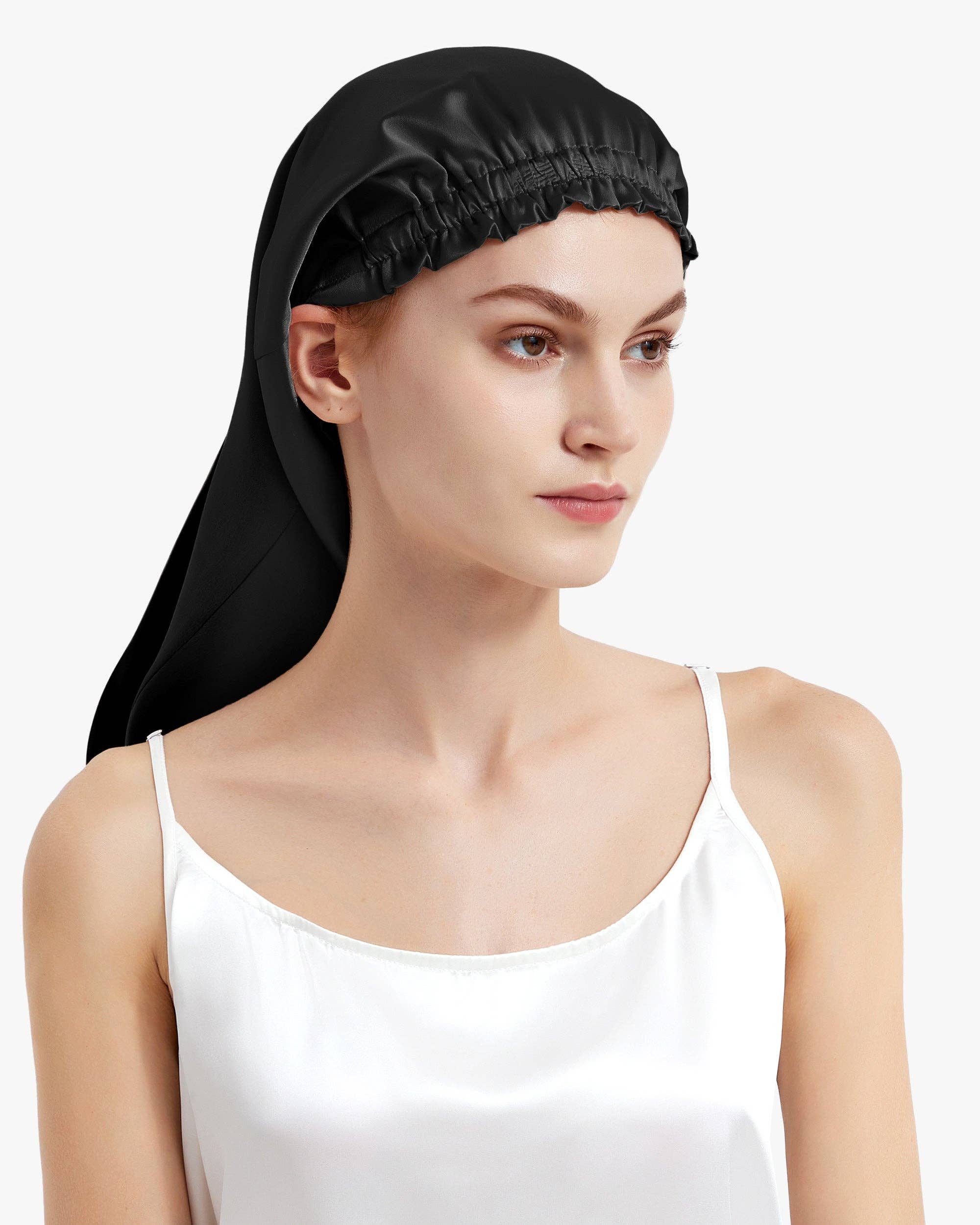 MommeSilk - Wholesale Sleep Cap / Bonnet - Women's - 22 MM - Pure Long Silk Hair Bonnet6