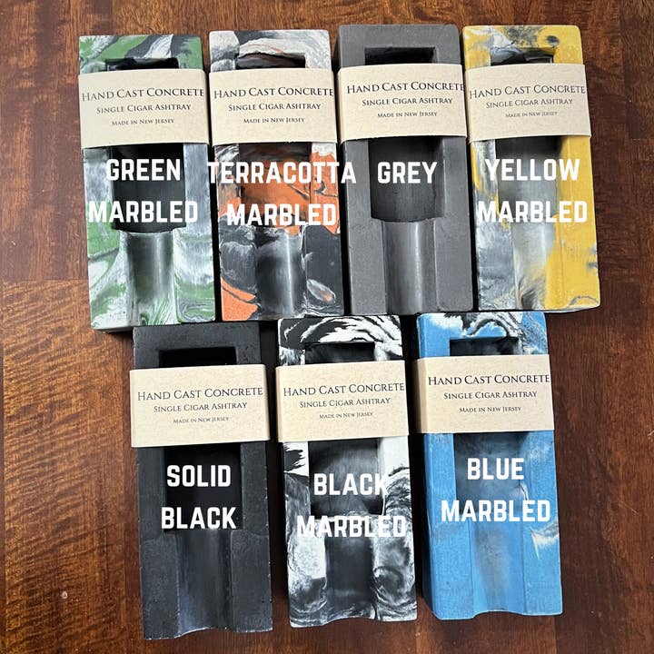 Storcks Designs - Wholesale Ashtray - Concrete Cigar Ashtray Stand Holder Rest - Handmade12