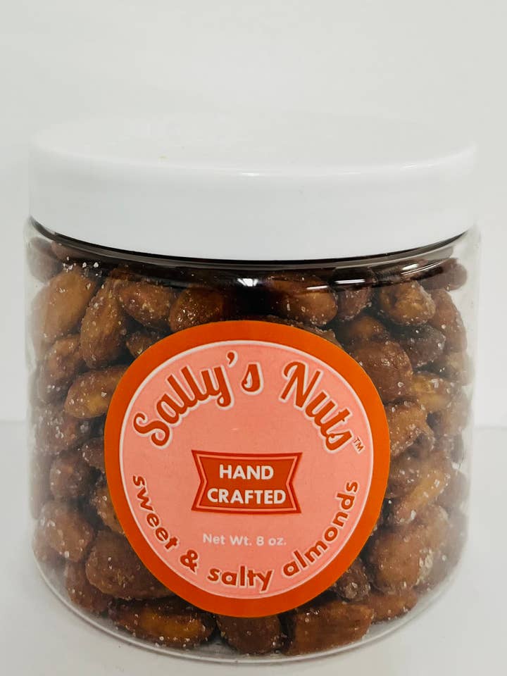 Amandelen - 8 oz. pot voor wholesale door Sally's Nuts LLC