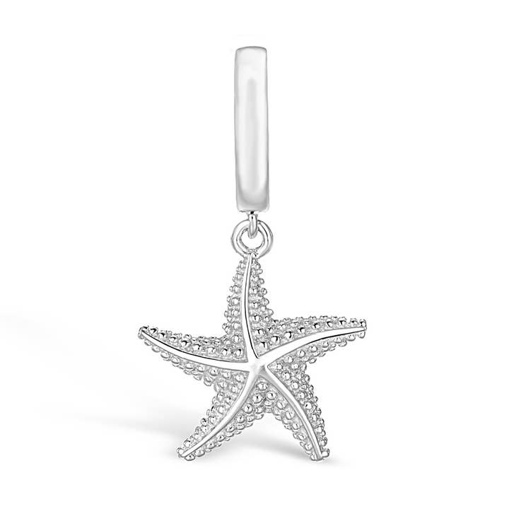 Starfish Charm-Anhänger Silber für den Großhandel von CHAMOON Jewelry