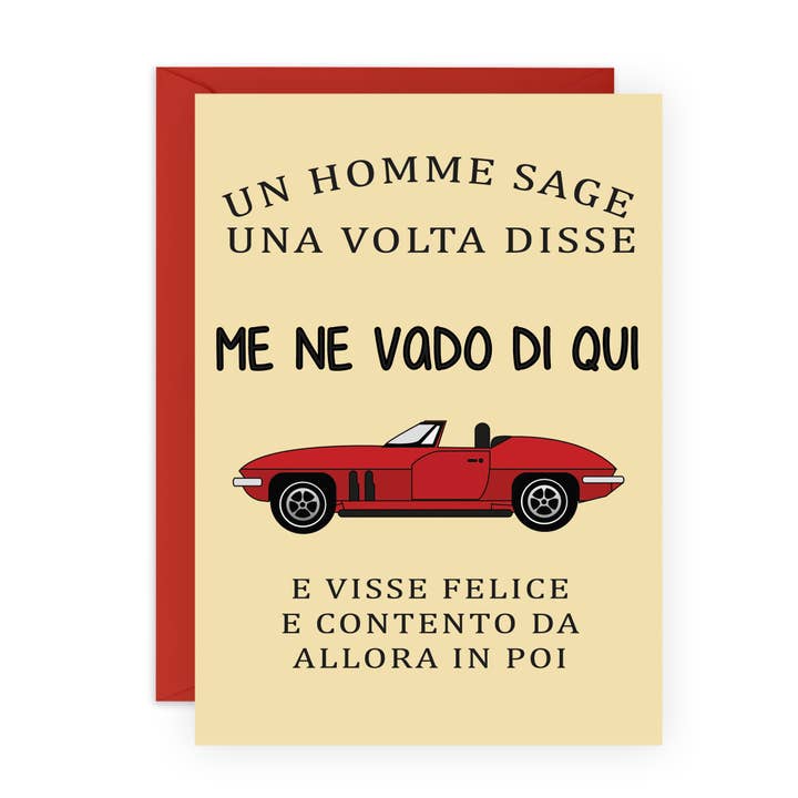 TARJETA DE DESPEDIDA DIVERTIDA PARA ÉL DE UN HOMBRE SABIO para venta al por mayor de Central 23 Cards