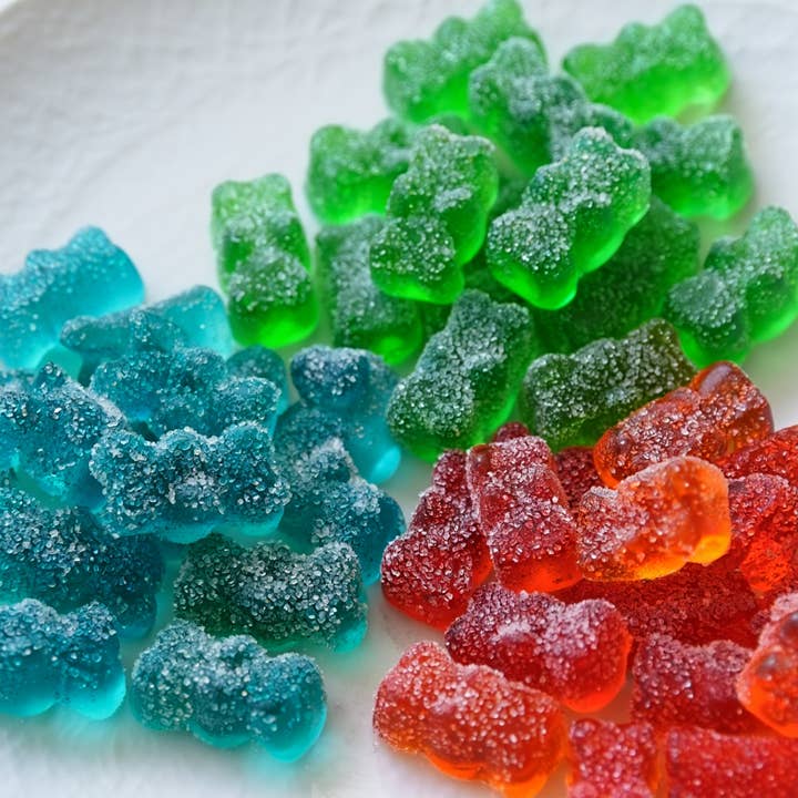 Oursons Gélifiés Super Acides - 3 Grands Saveurs pour la vente par Candy Supply Co