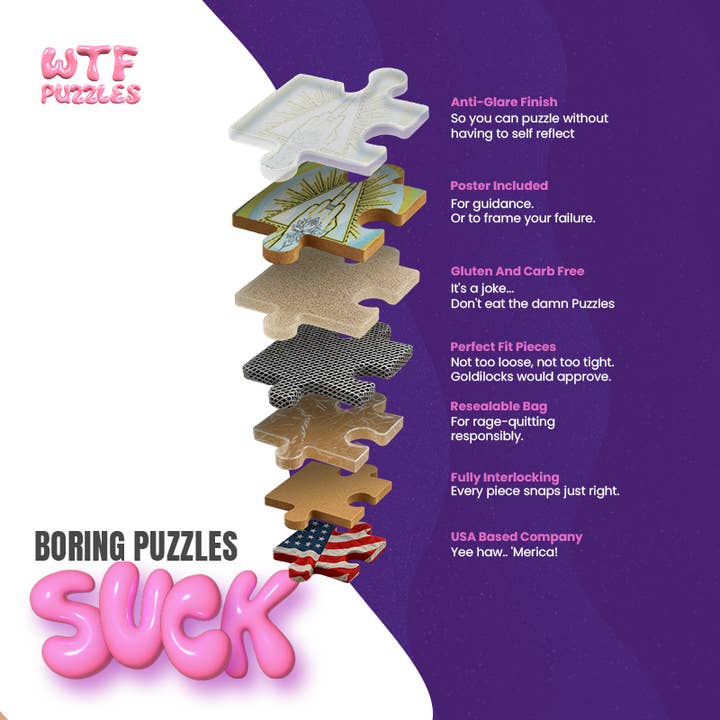 WTF Puzzles - Wholesale Puzzle - Adult - Fuck Farm | 1,000 Pieces7