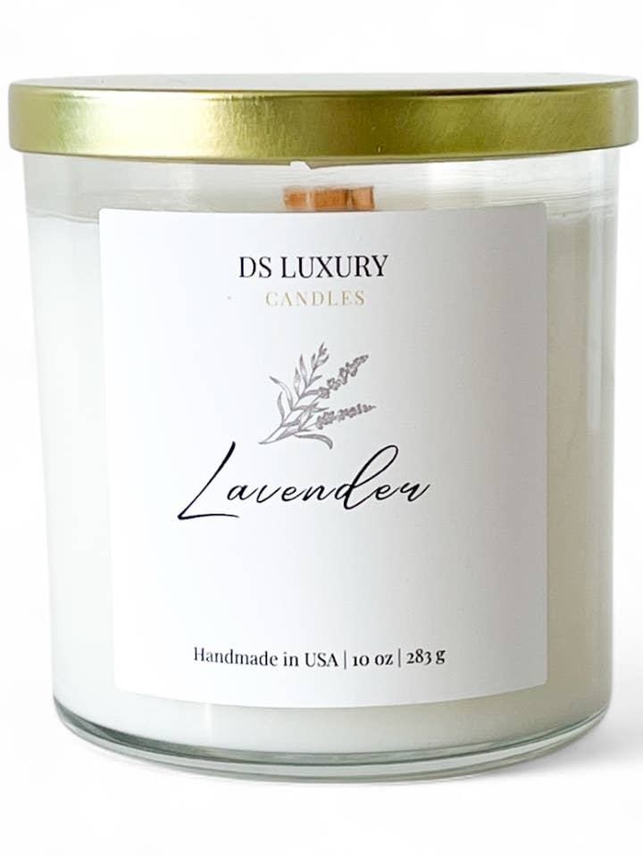 Sérénité, Bougies inspirées par le spa, Soulagement du stress 10 oz pour la vente par DS Luxury Candles