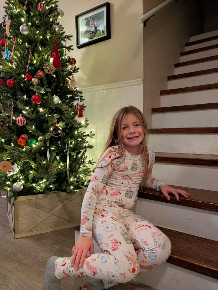 Bean & Bear Bamboo - Wholesale Pyjamaset - Kinderen - Vrolijke Mokken Tweedelige Sets3