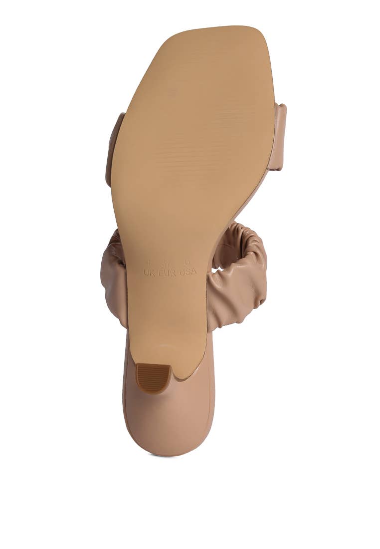 Rag Company - Wholesale Sandals - Women's - LADY LYNN GATHER AROUND SLIP-ON HEELED SANDAL11